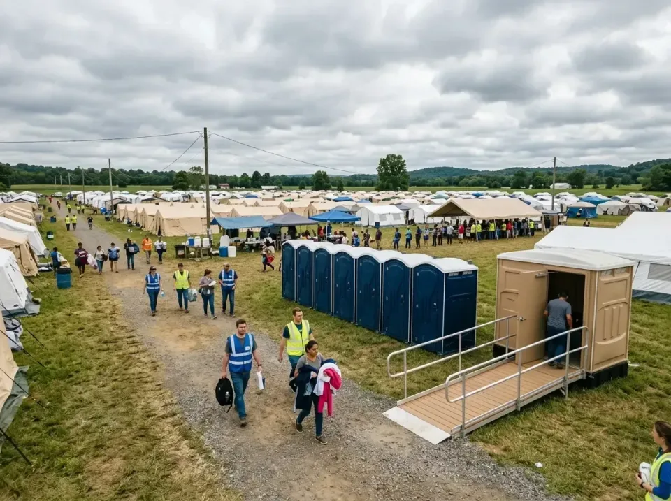 disaster-relief-camp-restrooms-010 — frequently asked questions, Dumpster & Portable Bathrooms Rental in Austin, IN